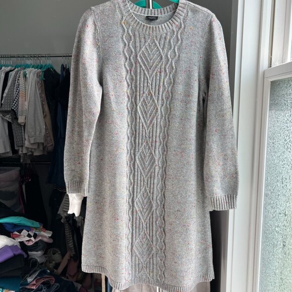 Talbots Cable Sweater Dress - Picture 1 of 3